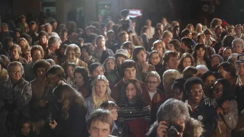 Carter Country still: a 1976 campaign crowd